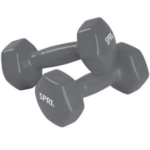 SPRI® 15 LB Deluxe Vinyl Dumbbells