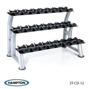 Hampton Chrome Dumbbell Saddle Rack
