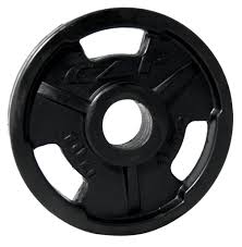 CAP OLYMPIC RUBBER COATED GRIP PLATE - 10 LB