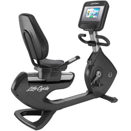Life Fitness Platinum Club Series Recumbent Lifecycle Exercise Bike With Discover SI Console