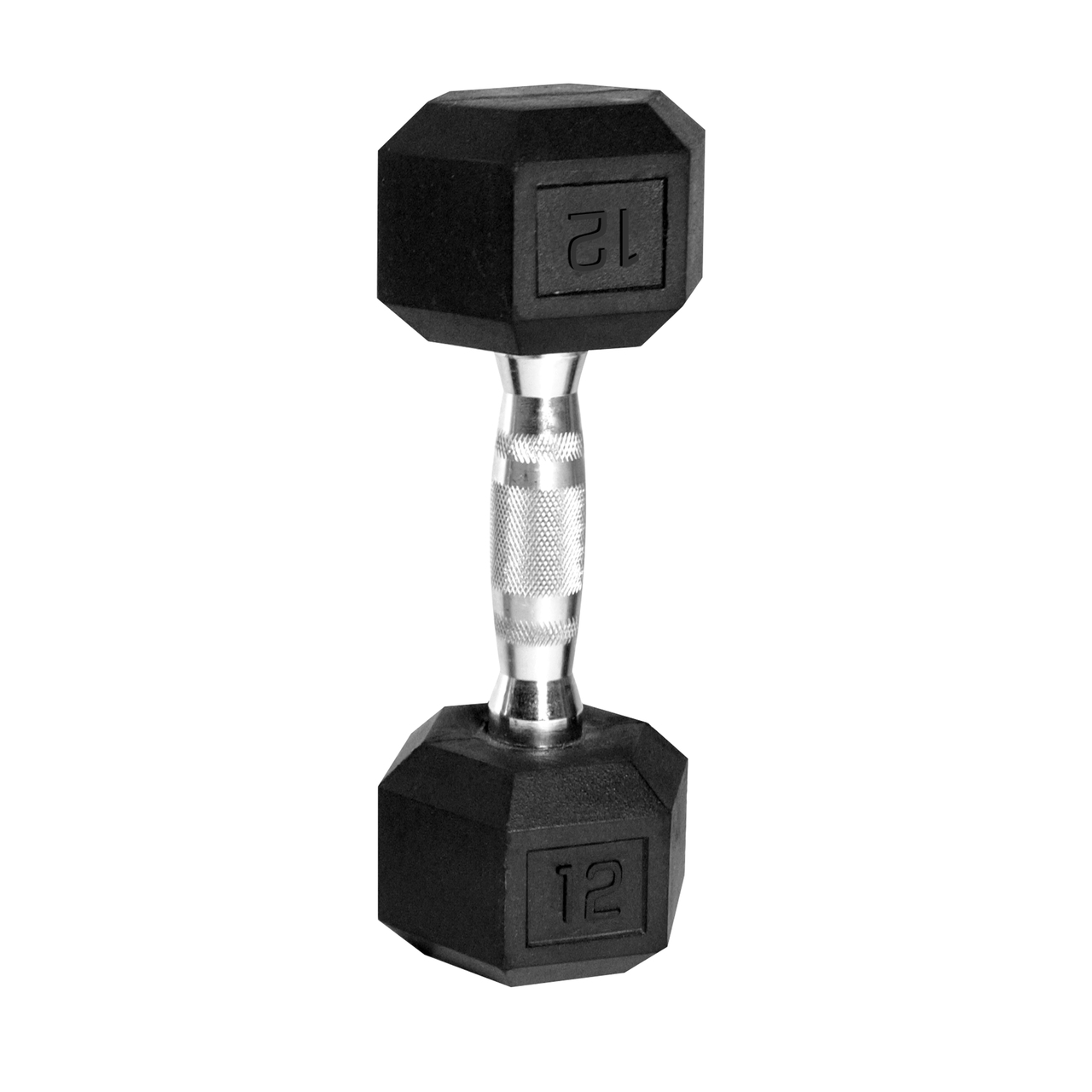 CAP RUBBER COATED HEX DUMBBELL 12 LB - | Gyms To Go