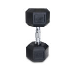 CAP RUBBER COATED HEX DUMBBELL 45 LB