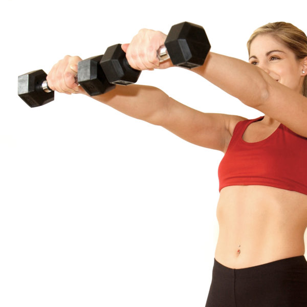 CAP RUBBER COATED HEX DUMBBELL 40 LB