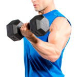 CAP RUBBER COATED HEX DUMBBELL 40 LB 4
