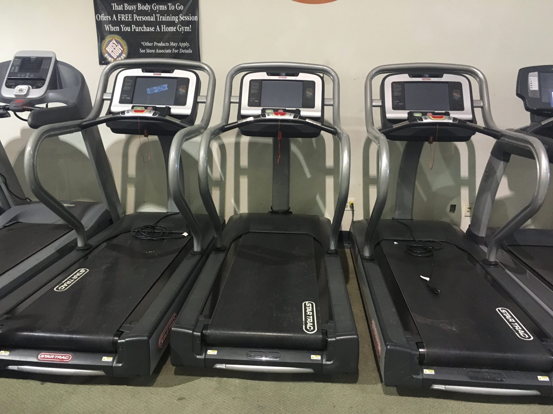 Star Trac Treadmill Touch Screen Gyms To Go