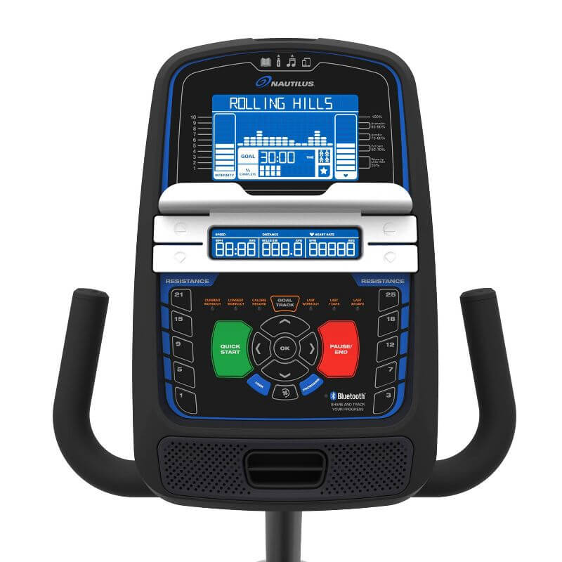 schwinn nautilus recumbent exercise bike