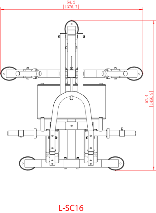 Levergym® Squat – Calf diagram